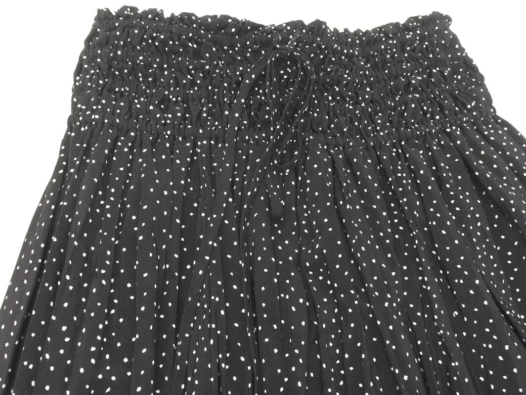Mila Owen ミラオーウェン ドット マキシ スカート size1/黒 ■■ ☆ gec5 レディース【USED】【中古】【古着】【ブランド古着買取・販売ABJ】 furugi-abj-11174454 ブランド古着ならABJ サンプル画像3