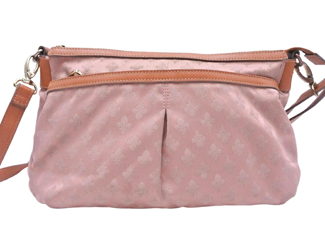PATRICK COX パトリックコックス 総柄 ショルダー バッグ ピンク ■■ ☆ gfb2 レディース【USED】【中古】【古着】【ブランド古着買取・販売ABJ】