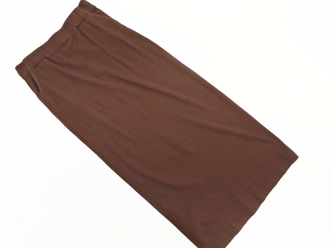 ネコポスOK Discoat ディスコート リブ ロング スカート sizeXL/茶 ◇■ ☆ fkc1 レディース【USED】【中古】【古着】【ブランド古着買...