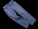 RED CARD レッドカード ダメージ加工 クロップド デニムパンツ size22/青 ■◇ ☆ fca3 レディース【USED】【中古】【古着】【ブランド古...
