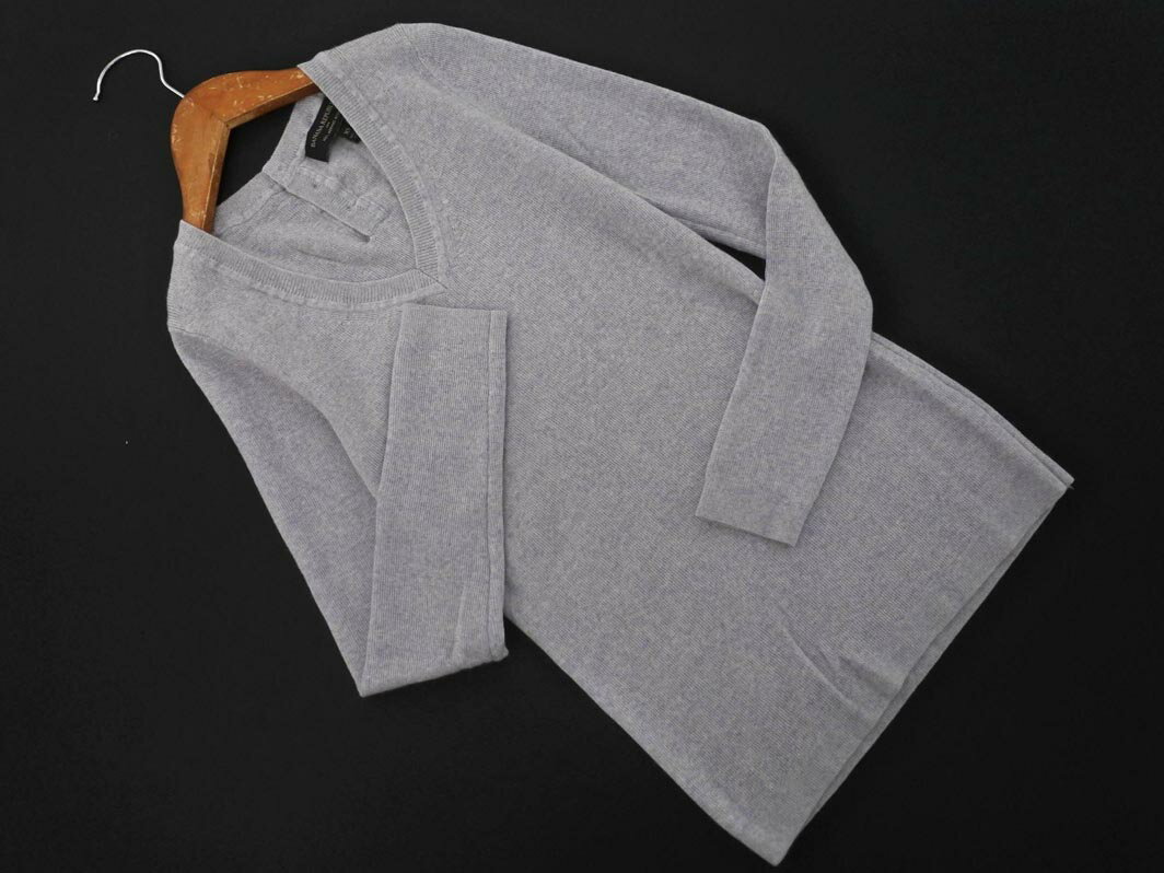 BANANA REPUBLIC バナナリパブリック ウール100% Vネック ニット セーター sizeXS/グレー ◇■ ☆ fia8 レ..