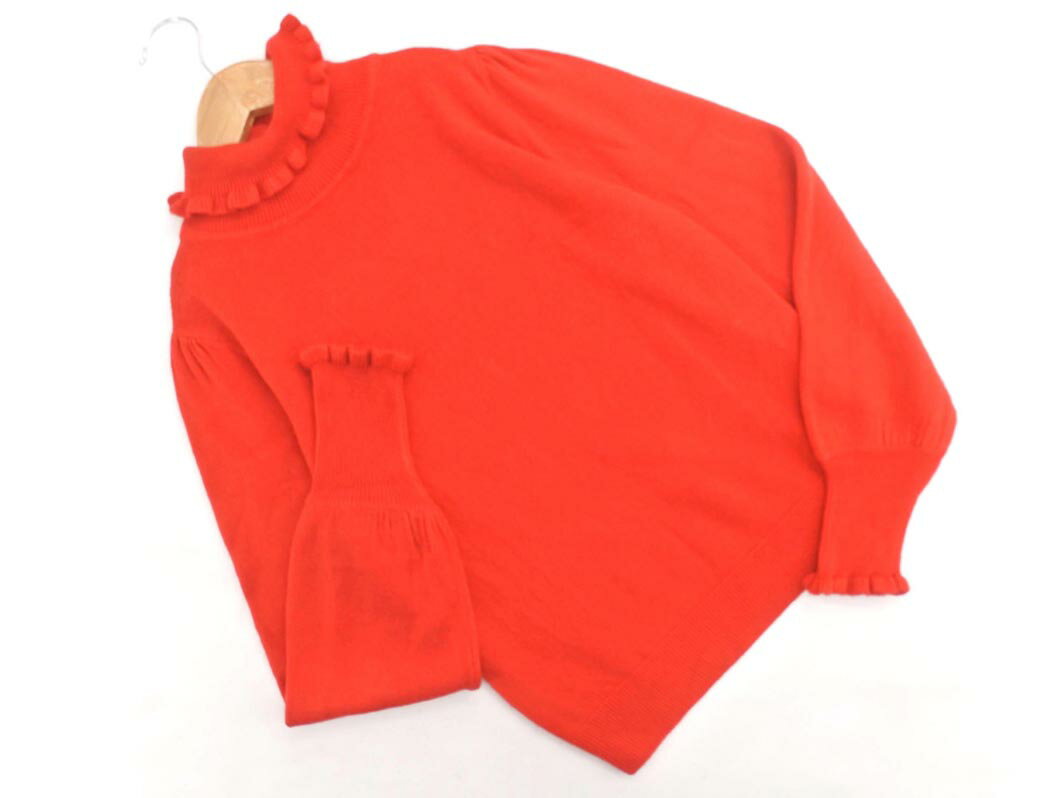 titty＆Co. ティティーアンドコー ハイネック ニット セーター sizeF/赤 ◇■ ☆ fib6 レディース【USED】..