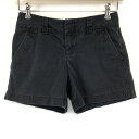 【古着】 TOMMY HILFIGER トミー・ヒルフィガー チノショートパンツ 90年代 ブラック系 レディースW29 n002661(4)