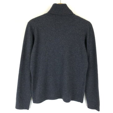 【古着】 RALPH LAUREN ラルフローレン 無地セーター アンゴラ混 タートルネック グレー系 レディースL n011633