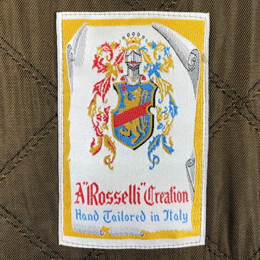 【古着】 ARosselli Greation トレンチコート made in ITALY ヴィンテージ オリーブ系 メンズXL 【中古】 n015922