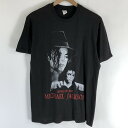 【古着】 MICHAEL JACKSON マイケルジャクソン ミュージックTシャツ KING OF POP ブラック系 メンズM n019298