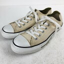 【古着】 CONVERSE コンバース キャンバススニーカー オールスターOX ベージュ系 メンズ25.5cm 【中古】 n021624