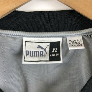 【古着】 PUMA プーマ ナイロントップス　プルオーバー ヴィンテージ グレー系 メンズXL 【中古】 n021931