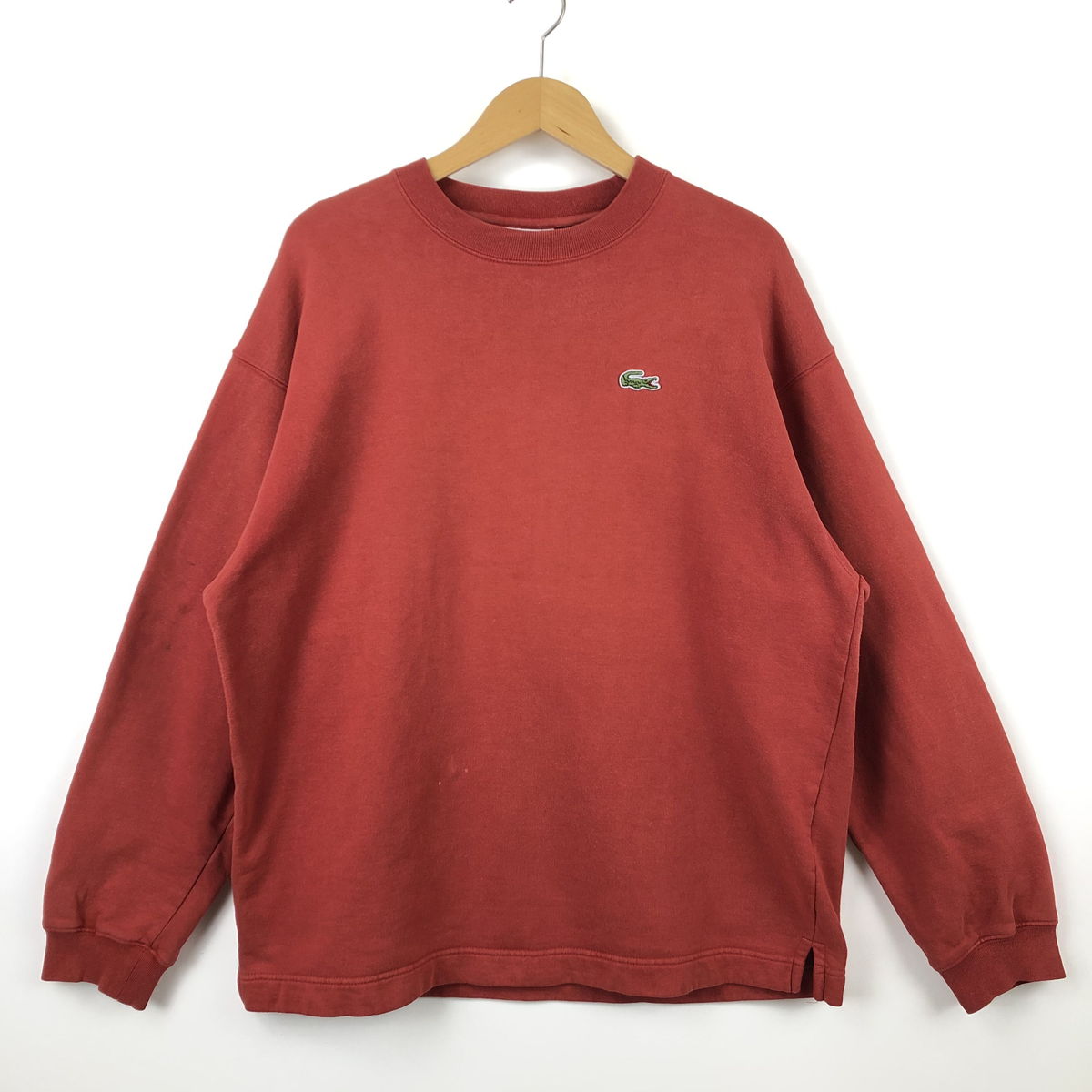 【古着】 LACOSTE SPORT ラコステ 無地スウェット オレンジ系 メンズXL 【中古】 n026504 1