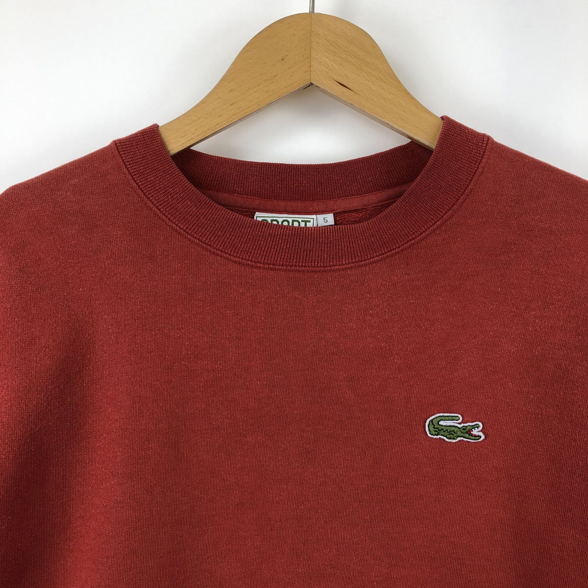 【古着】 LACOSTE SPORT ラコステ 無地スウェット オレンジ系 メンズXL 【中古】 n026504 2