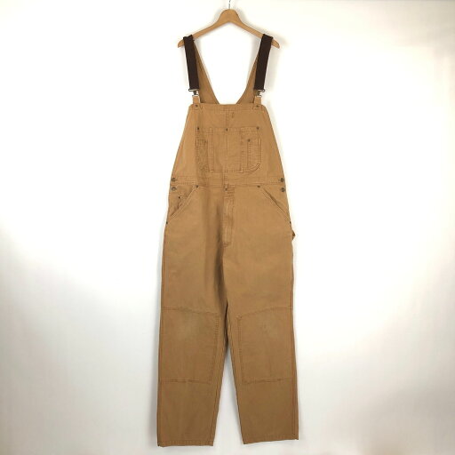 【古着】 BRAZOS オーバーオール ダック素材 大きいサイズ ブラウン系 メンズW36以上 【中古】 n028920 【古着】 BRAZOS オーバーオール ダック素材 大きいサイズ ブラウン系 メンズW36以上 【中古】 n028920