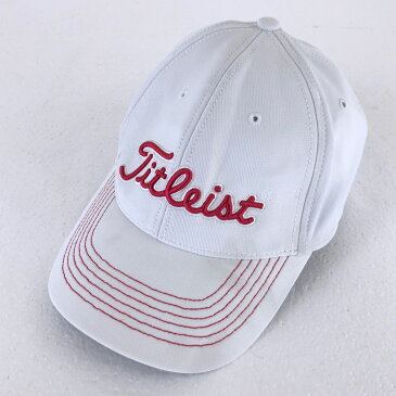 【古着】 Titleist キャップ 帽子 ホワイト系 フリーサイズ 【中古】 n034269