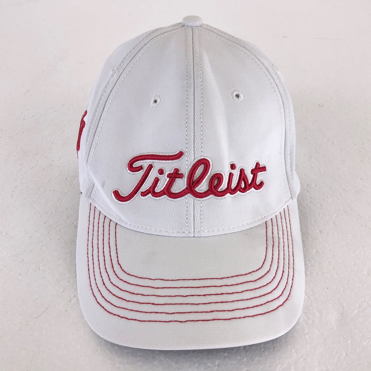 【古着】 Titleist キャップ 帽子 ホワイト系 フリーサイズ 【中古】 n034269