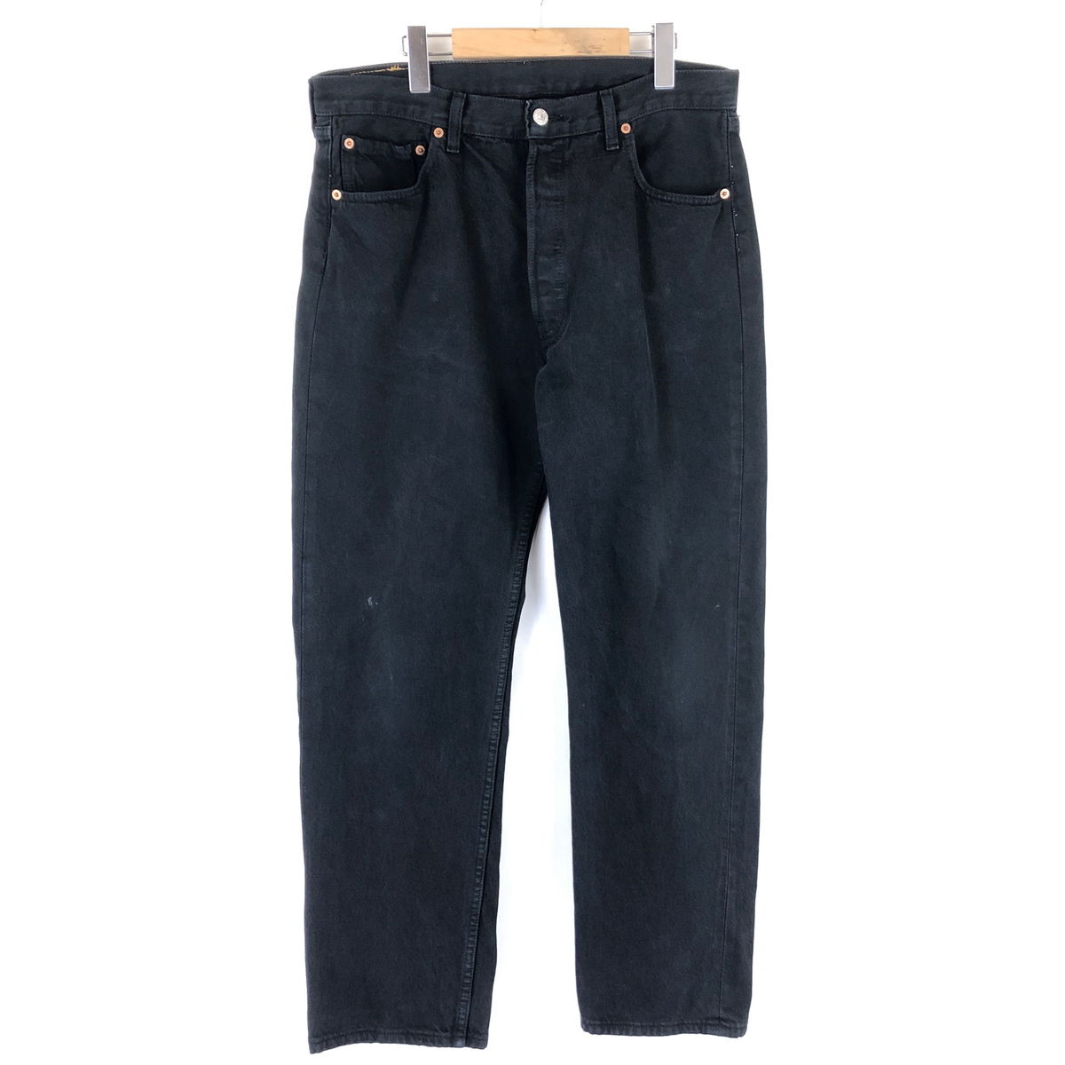 【古着】 Levi's リーバイス リーバイス501 ユーロリーバイス トルコ製 ブラック系 メンズW36 【中古】 n034640