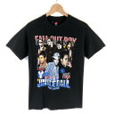 【古着】 JUNGLE BALL ミュージックTシャツ Avril Lavigne FLO RIDA FALLOUT BOY イベントもの ブラック系 メンズS 【中古】 n035839