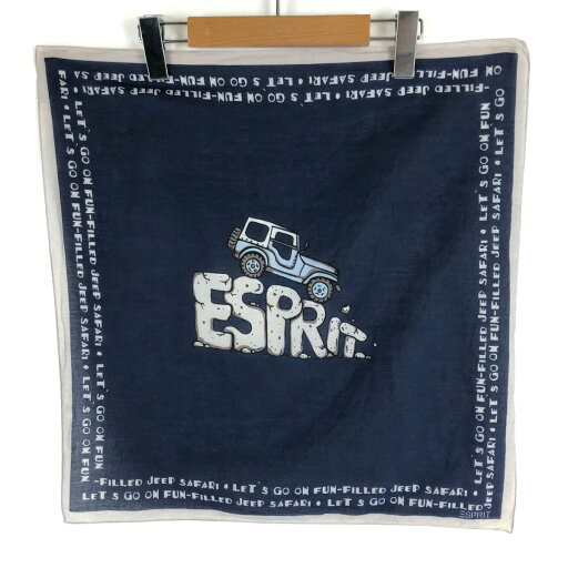 【古着】 ESPRIT エスプリ バンダナ 車 ユーロもの イタリア製 ネイビー系 【中古】 n036519 【古着】 ESPRIT エスプリ バンダナ 車 ユーロもの イタリア製 ネイビー系 【中古】 n036519