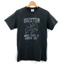 楽天古着Lab【古着】 LED ZEPPELIN レッド ツェッぺリン バンドTシャツ AMERICA 1977 ブラック系 メンズS 【中古】 n036753