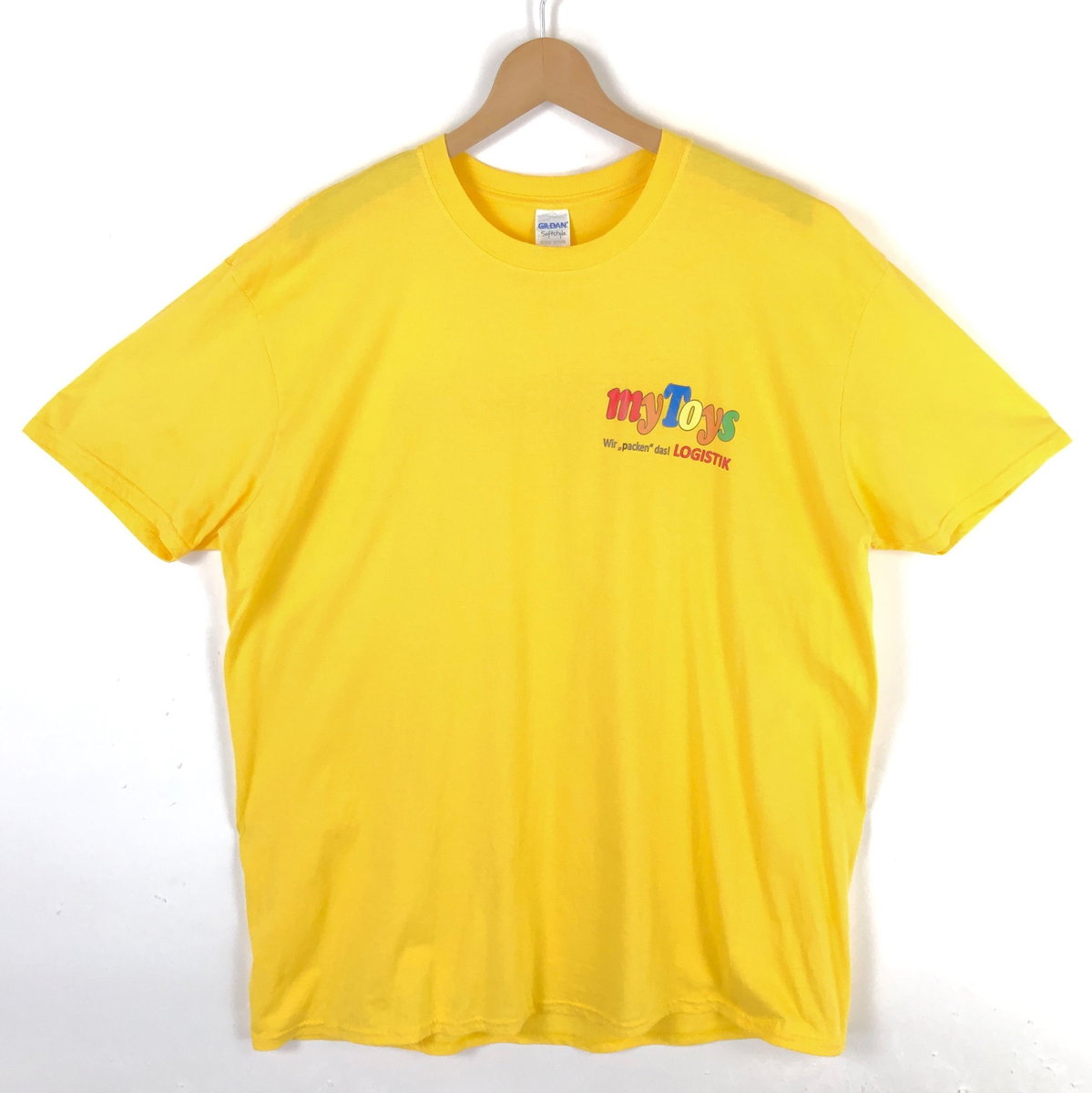 楽天古着Lab【古着】 Tシャツ プリント my TOYS おもちゃ イエロー系 メンズXL以上 【中古】 n037865