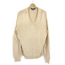 【古着】 Brooks Brothers ブルックスブラザーズ セーター 薄手 ベージュ系 メンズXL 【中古】 n040808(4)