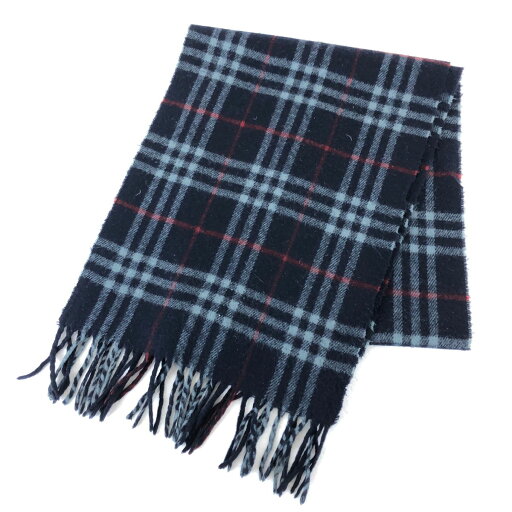 【古着】 Burberry’s ウール マフラー チェック柄 英国製 90年代 ネイビー系 フリーサイズ 【中古】 n042465 【古着】 Burberry’s ウール マフラー チェック柄 英国製 90年代 ネイビー系 フリーサイズ 【中古】 n042465