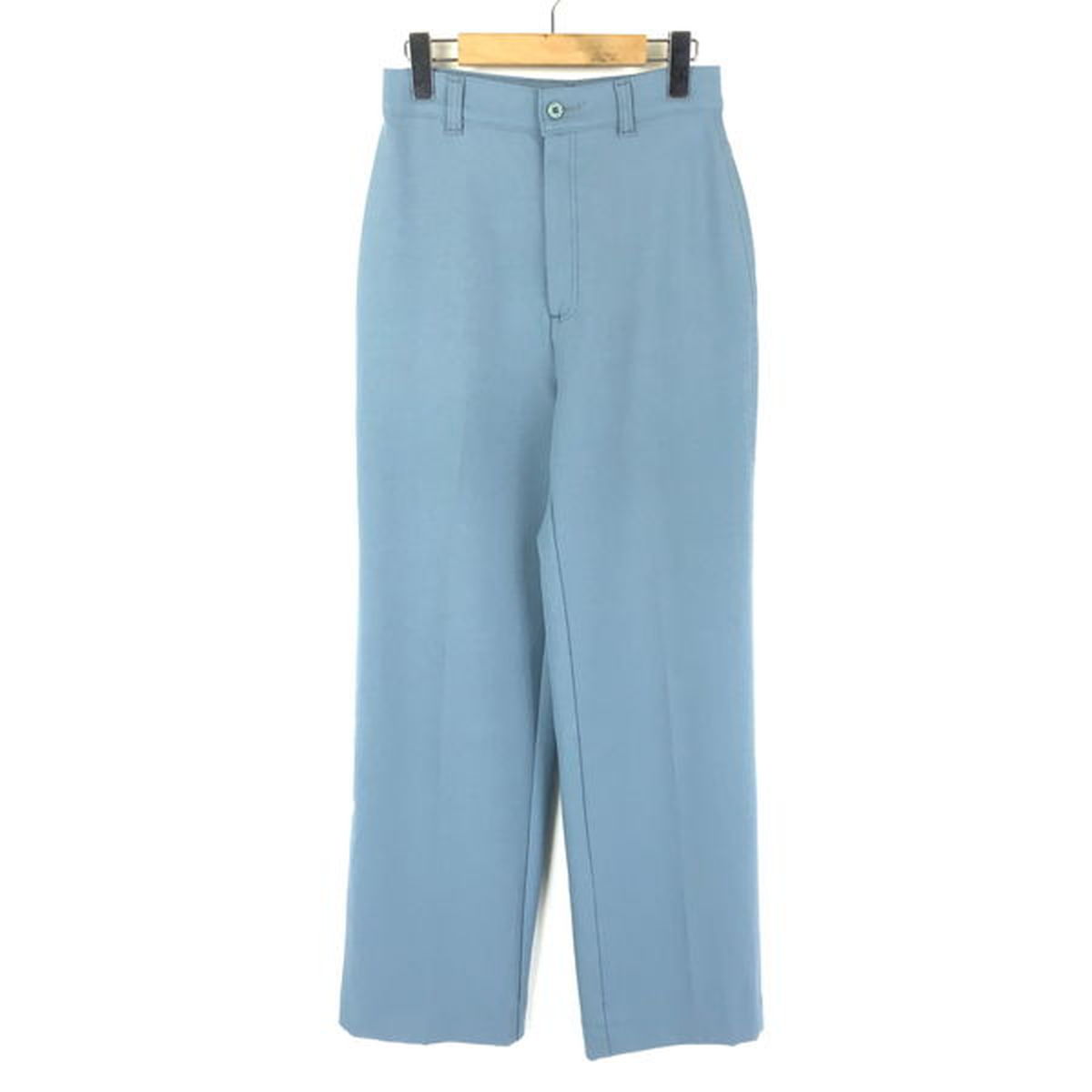 【古着】 Levi's リーバイス スラックス ポリパンツ ヴィンテージ ブルー系 レディースW26 【中古】 n044751