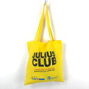 【古着】 トートバッグ エコバッグ JULIUS CLUB イエロー系 【中古】 n045504