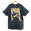 【古着】 90s U2 ユーツー バンドTシャツ ZOOROPA ツアーもの ヴィンテージ ブラック系 メンズXL 【中古】 n046123