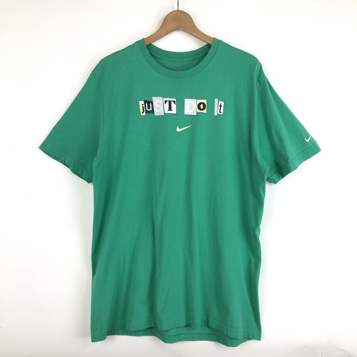 【古着】 NIKE ナイキ Tシャツ JUST DO IT グリーン系