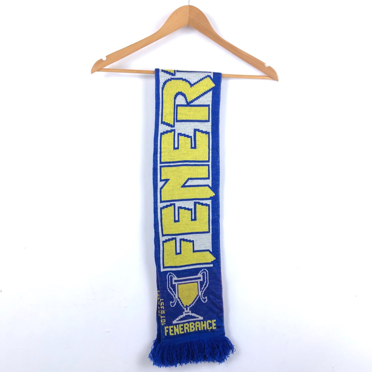 【古着】 サッカーマフラー フェネルバフチェSK トルコ ブルー系 【中古】 n049714