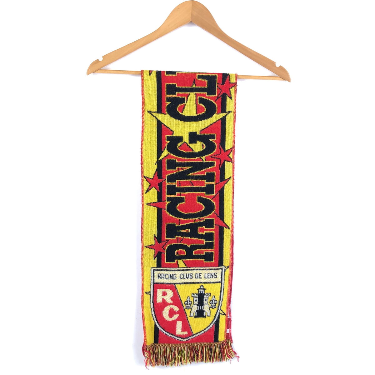 【古着】 サッカーマフラー RCランス イエロー系 【中古】 n049967