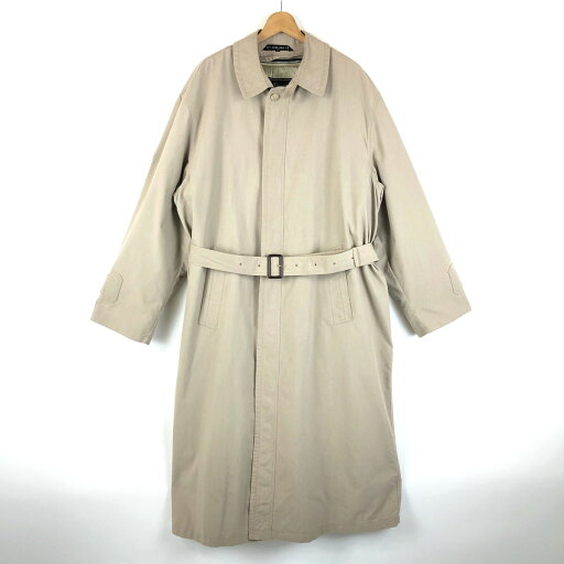 【古着】 Christian Dior クリスチャンディオール MONSIEUR ステンカラーコート 着脱ウールライナー ベージュ系 メンズXL 【中古】 n050038 【古着】 Christian Dior クリスチャンディオール MONSIEUR ステンカラーコート 着脱ウールライナー ベージュ系 メンズXL 【中古】 n050038