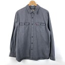 【古着】 Levi's リーバイス シャツ 無地 フェードカ