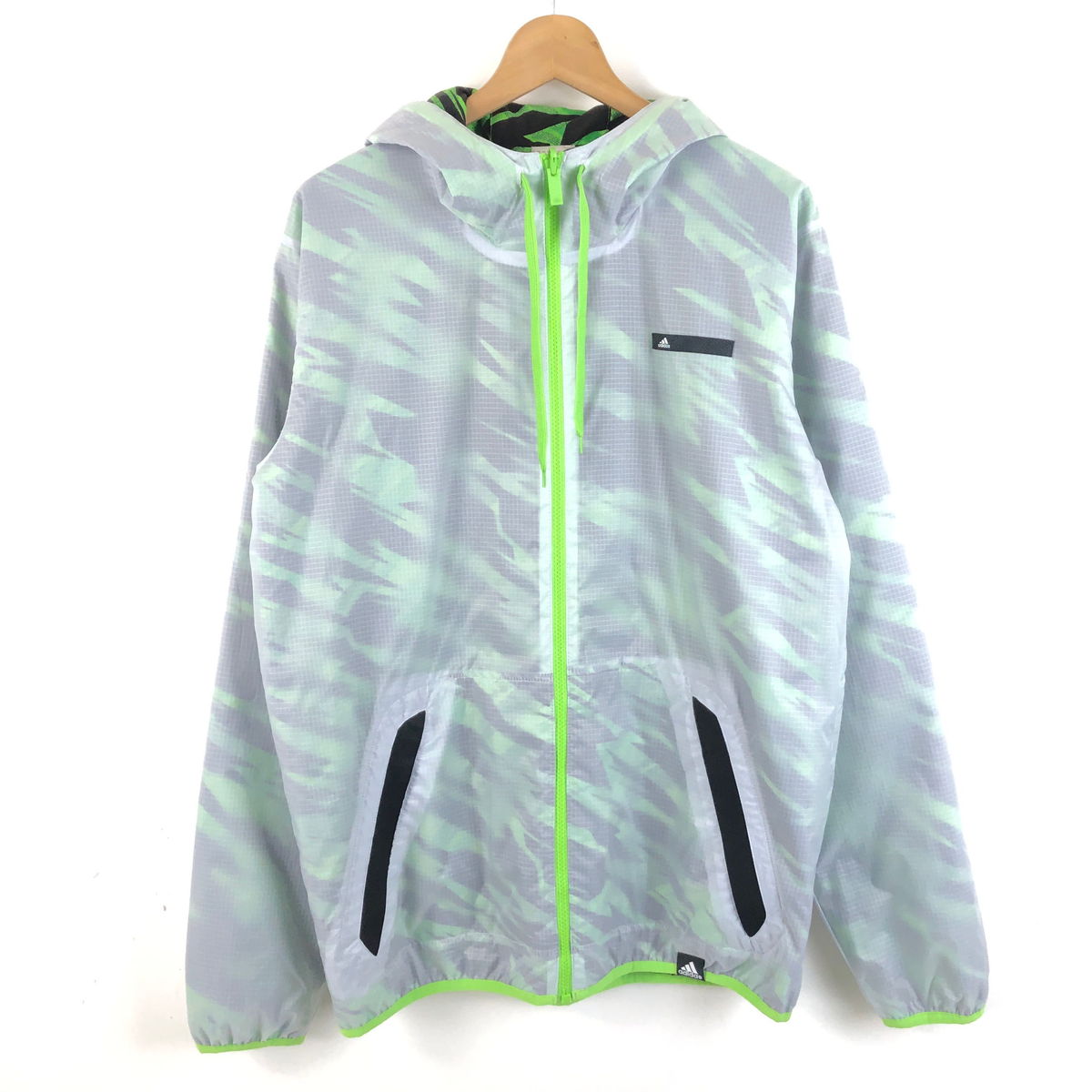 楽天市場】adidas ナイロンジャケット(柄総柄)(コート 楽天市場】adidas ナイロンジャケット(柄総柄)(コート