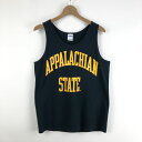 【古着】 GILDAN タンクトップ カレッジプリント APPALACHIAN STATE 00s ネイビー系 メンズM 【中古】 n053136