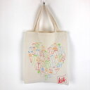 【古着】 トートバッグ エコバック アパレルショップ ドイツ ホワイト系 【中古】 n054421