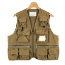 【古着】 DANCO フィッシングベスト オールド ヴィンテージ ブラウン系 メンズM 【中古】 n055310