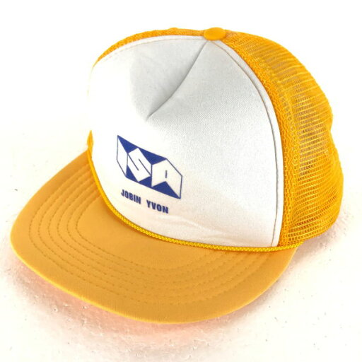 【古着】 メッシュキャップ ISA JOBIN IVON イエロー系 フリーサイズ 【中古】 n055502 【古着】 メッシュキャップ ISA JOBIN IVON イエロー系 フリーサイズ 【中古】 n055502