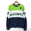 【古着】 NFL スウェット シアトル シーホークス マルチカラー メンズM 【中古】 n055982(4)