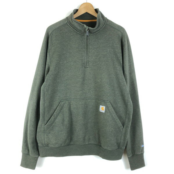 楽天市場】carhartt ハーフジップ(カラーカーキグリーン 楽天市場】carhartt ハーフジップ(カラーカーキグリーン