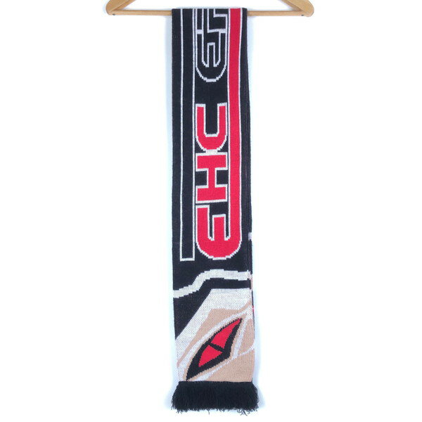 【古着】 ホッケーマフラー EHC ERFURT ブラックドラゴンズ ブラック系 【中古】 n059398