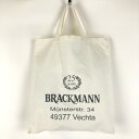 【古着】 エコバック トートバック BRACKMANN 生成り ホワイト系 【中古】 n061083