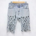 Levi's リーバイス ショートパンツ パンツ サイズW36 MADE IN USA ブルー 【中古】(4)