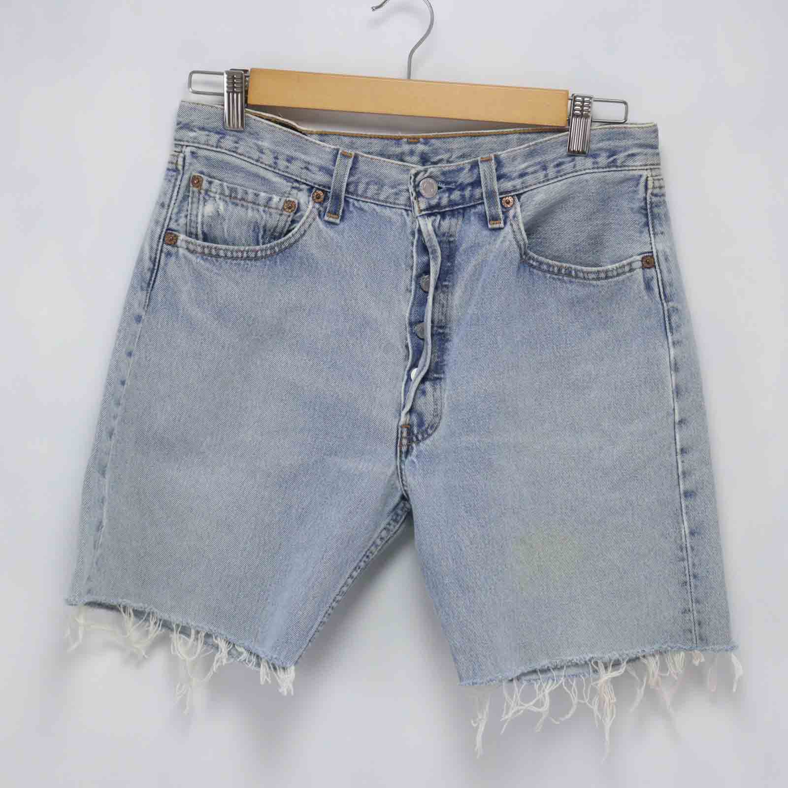 Levi's リーバイス ショートパンツ パンツ サイズW33 MADE IN USA ブルー 【中古】