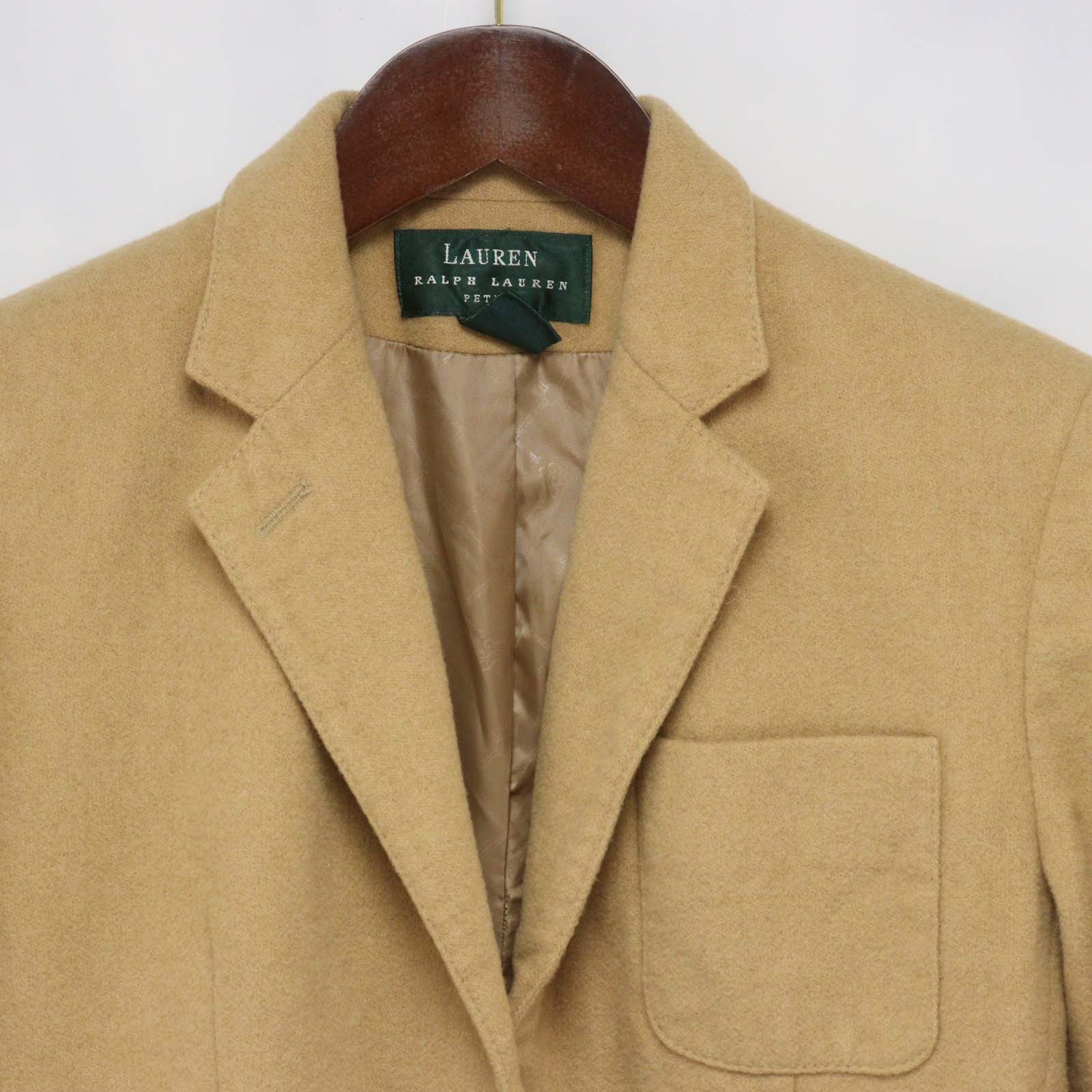 LAUREN ローレン スーツジャケット スーツジャケット サイズ4P キャメル MADE IN USA 【中古】