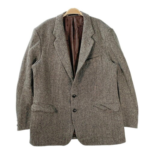 HARRIS TWEED ハリスツイード 茶 ブラウン グレー 灰 テーラードジャケット ジャケット サイズその他 【中古】 HARRIS TWEED ハリスツイード 茶 ブラウン グレー 灰 テーラードジャケット ジャケット サイズその他 【中古】