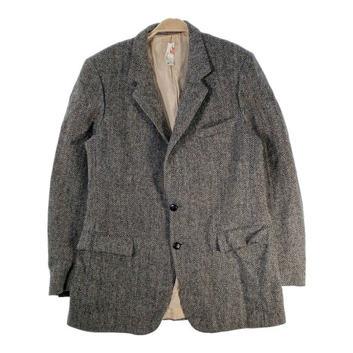HARRIS TWEED ハリスツイード 灰 グレー 茶 ブラウン テーラードジャケット ジャケット サイズその他 【中古】 HARRIS TWEED ハリスツイード 灰 グレー 茶 ブラウン テーラードジャケット ジャケット サイズその他 【中古】