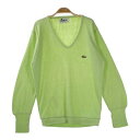 IZOD アイゾッド ライムグリーン 緑ワニ Vネック ニット・セーター トップス サイズその他 【中古】(4)