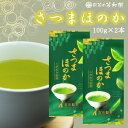 お茶 緑茶 かごしま茶 さつまほのか 100g×2本セット メール便送料無料 [ 日本茶 茶葉 鹿児島 ギフト うまみ カテキン まろやか 初摘み お中元 プレ...