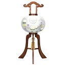 盆提灯 盆ちょうちん 玉雲堂 (雅木目 絹二重絵入12号) 電気コード式 高さ91cm 家紋代込み 初盆 新盆 家紋 行灯 家紋提灯 お盆 提灯