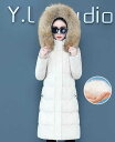 きれいめアウター レディースファッション 韓国 中綿 ファー付きコート 大きいサイズ S〜3XL 3色 ロング フード付き 無地 カジュアル 20代 30代 4...